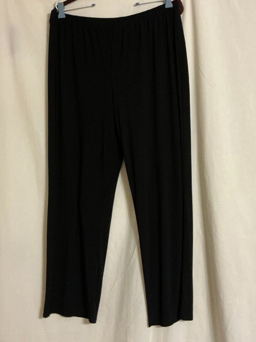 ANTTHONY ORIGINALS Classic Black Pull-On Liquid Knit Wrinkle-Free Pants XL